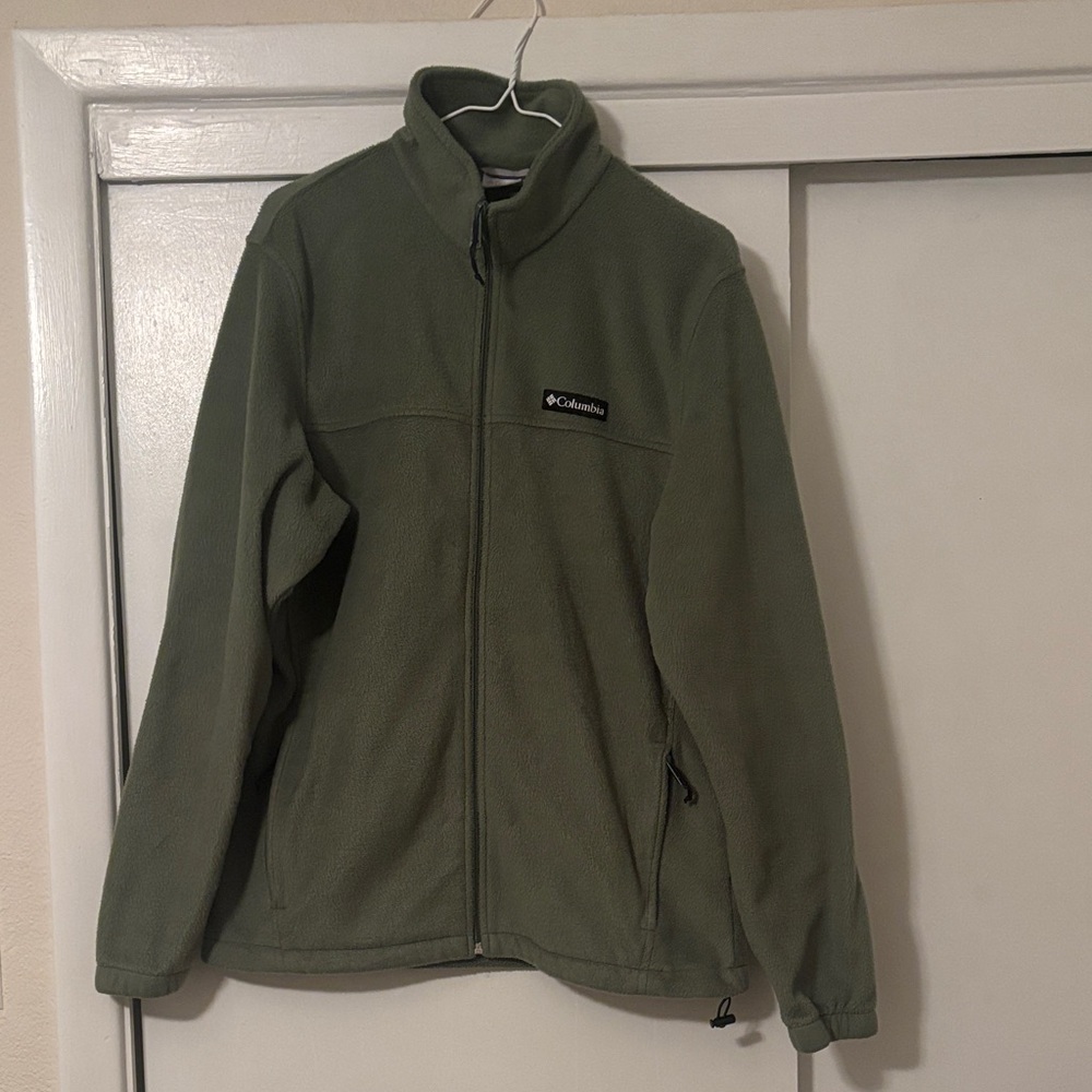 Columbia Men's Olive Performance Fleece  Jacket